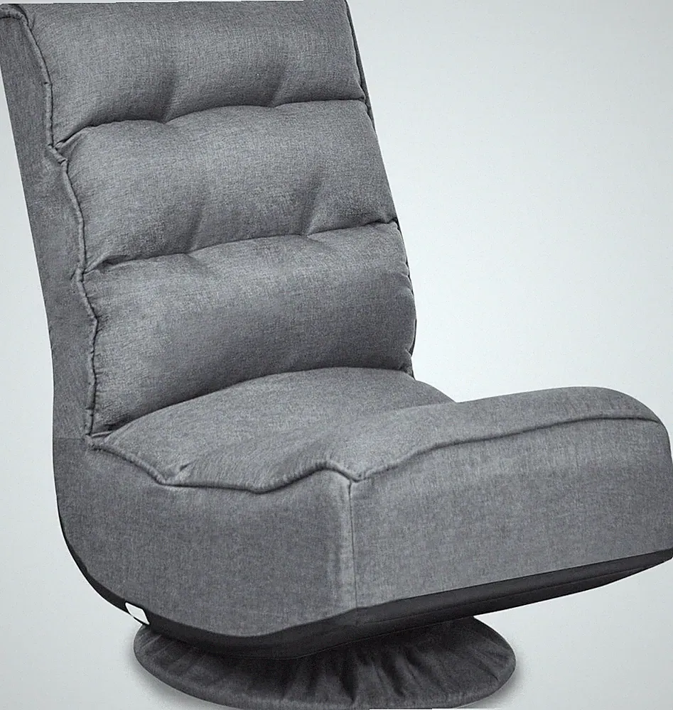 360 Degree Swivel Gaming Chair 6 Position Adjustable Folding Spring Support